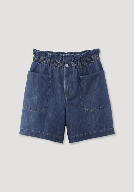 Jeansshorts aus Bio-Denim mit Kapok