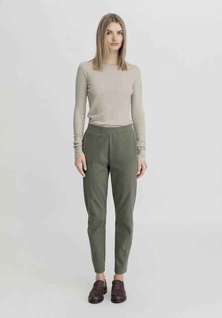 Jersey Hose Slim Regular aus Bio-Baumwolle