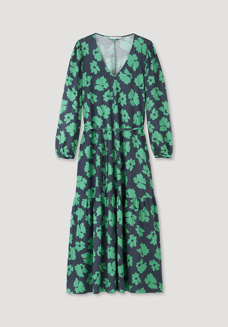 Jersey-Kleid Midi Relaxed aus reiner Bio-Baumwolle