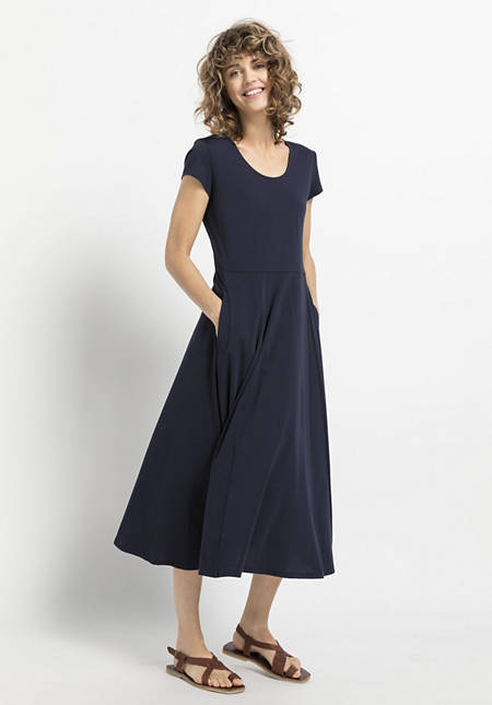Jersey-Kleid aus reiner Pima-Bio-Baumwolle