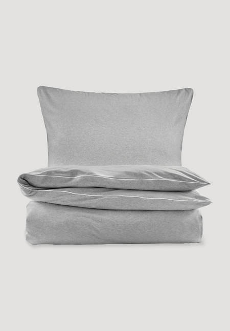Jersey bed linen Liam in a set made from pure organic cotton