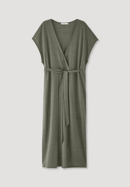 Jersey dress Midi Relaxed made of pure linen