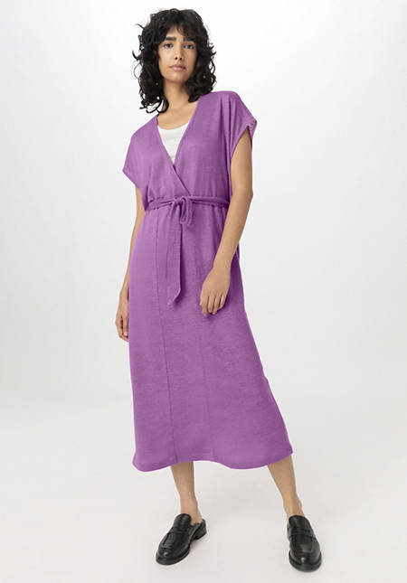 Jersey dress Midi Relaxed made of pure linen