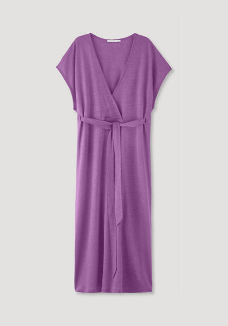 Jersey dress Midi Relaxed made of pure linen