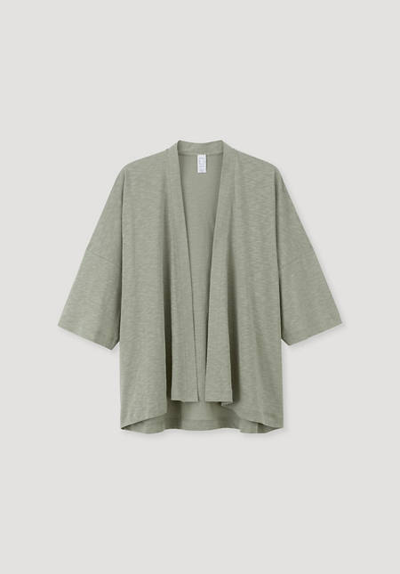 Kimono-Jacke aus Bio-Baumwolle mit Kapok