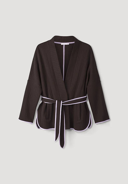 Kimono jacket made from pure organic cotton