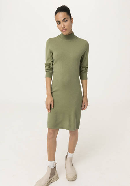 Fashion Dresses Sheath Dresses Esprit Sheath Dress khaki-green grey flecked classic style 