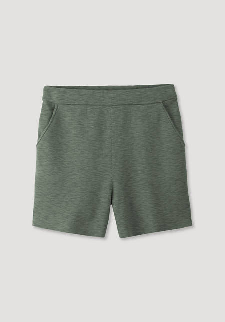 Knitted shorts made from pure organic cotton