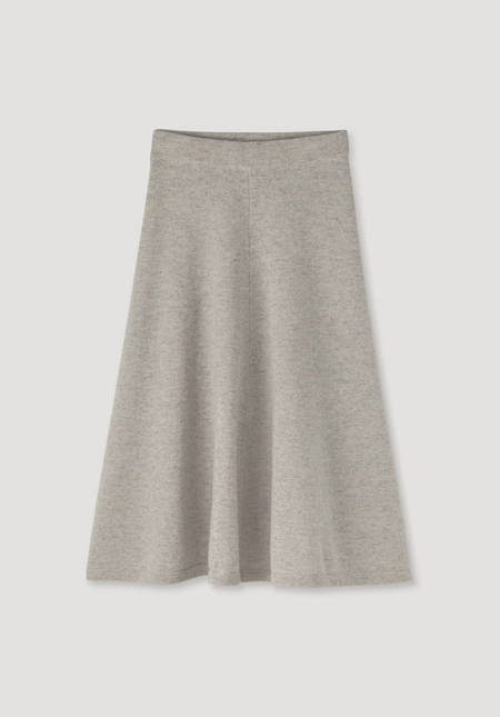 Knitted skirt made of pure lambswool