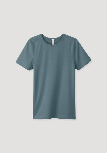 Kurzarm-Shirt aus Bio-Merinowolle
