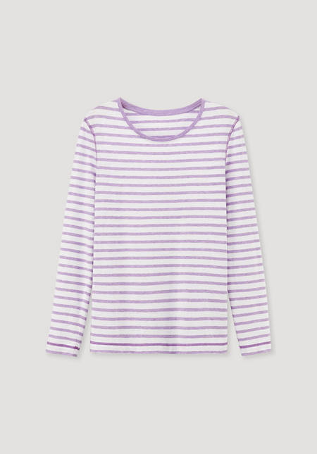 Langarm Schlafshirt aus reiner Bio-Baumwolle