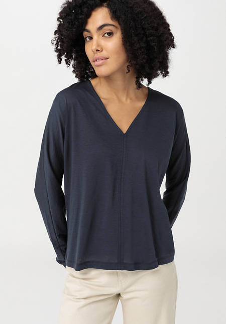 Langarm-Shirt aus reiner Bio-Baumwolle