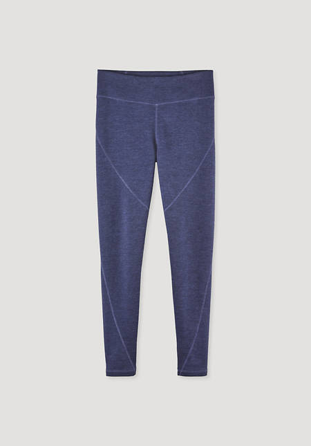 Leggings Fitted Medium Cut ACTIVE FUNCTIONAL aus Bio-Merinowolle mit Bio-Baumwolle