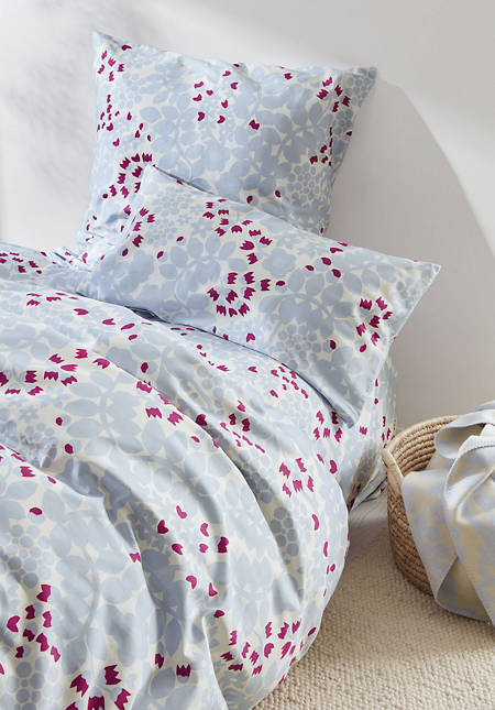 Leila satin bed linen made from pure organic cotton