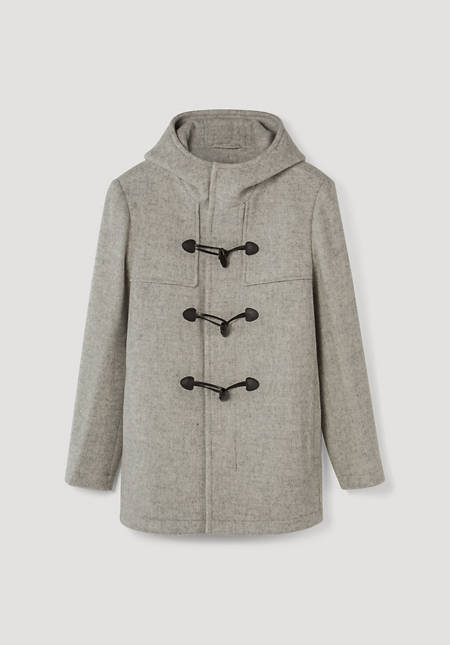 Limited by Nature duffle coat made of pure new wool