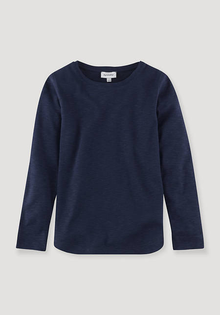 Long-sleeved shirt made from pure organic cotton