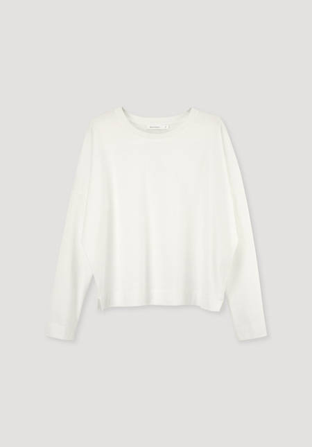 Long-sleeved shirt made from pure organic cotton
