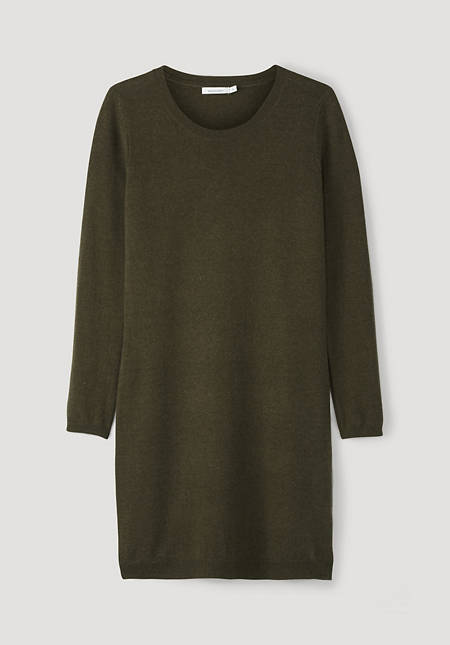 Mini dress made of new wool with cashmere