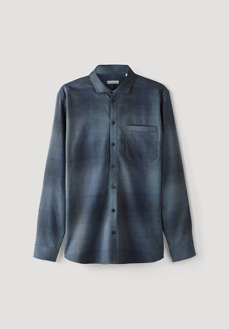 Modern Fit checked shirt made of pure organic cotton