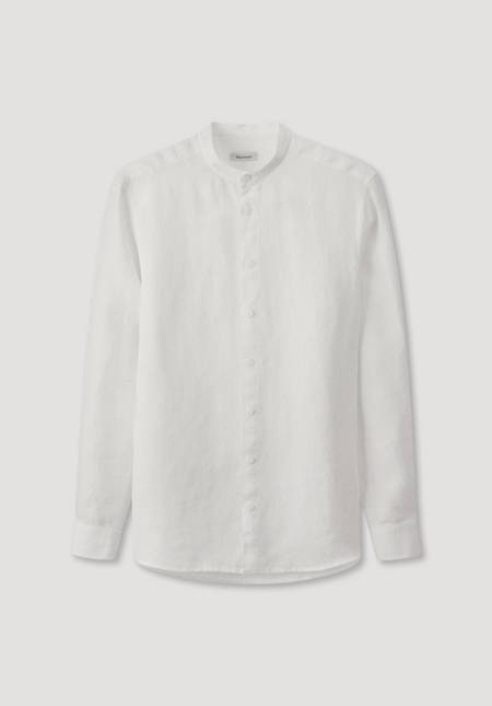 Modern fit shirt made from pure organic linen