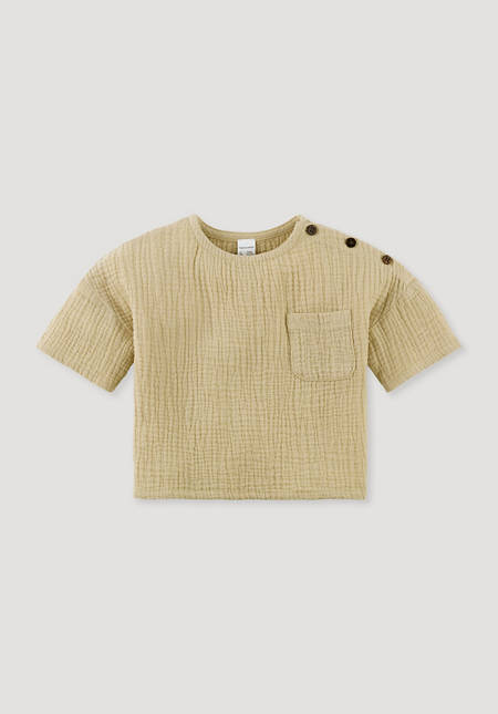 Musselin Shirt aus reiner Bio-Baumwolle