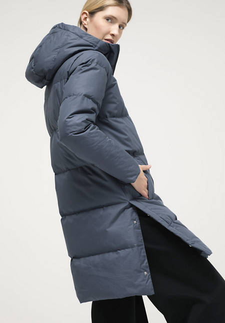 Nature Shell down coat made of pure organic cotton