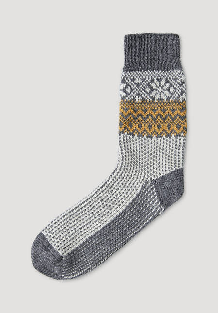 Norwegian sock made from pure organic merino wool