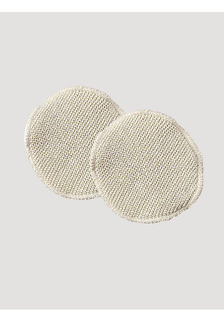 Nursing pads made of silk with organic new wool