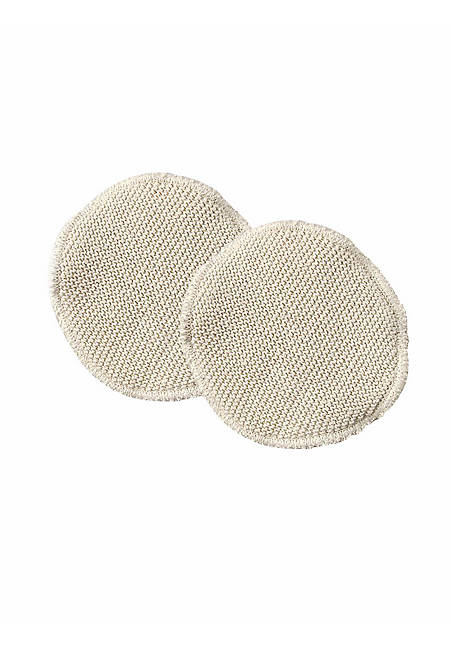 Nursing pads made of silk with organic new wool