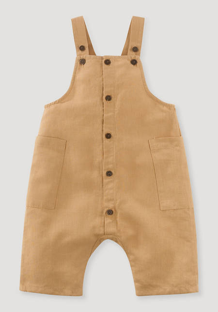 Onesie made from linen with organic cotton