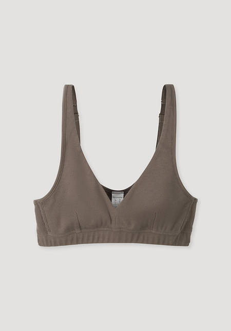 Organic cotton bra