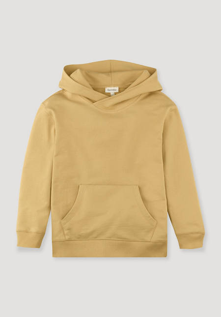 Organic cotton hoodie with kapok