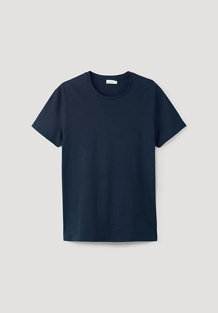 Organic cotton t-shirt with virgin wool
