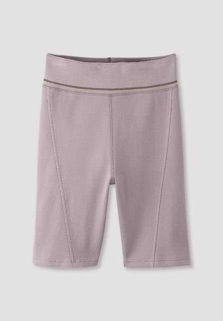 Organic cotton yoga shorts