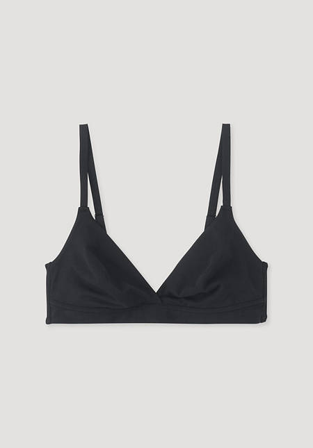 PURE SENSE non-wired triangle bra made from organic cotton and Tencel™Modal