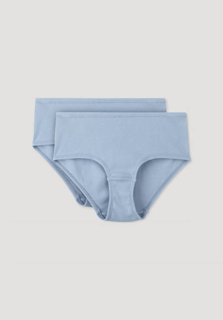Panty low cut in a set of 2 made from pure organic cotton