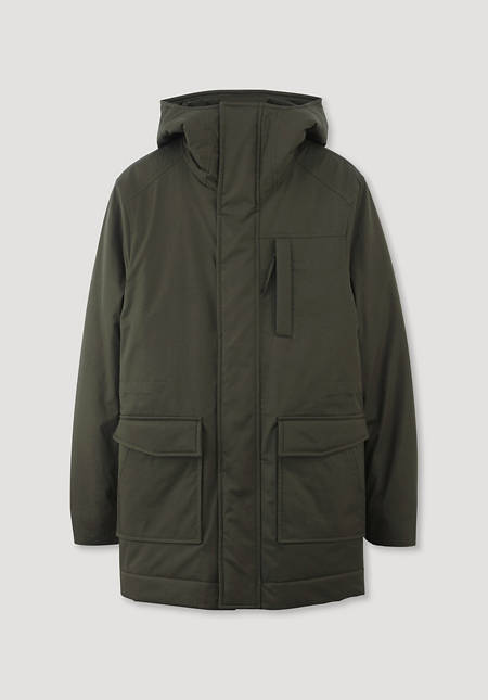 Parka Nature Shell with virgin wool kapok padding