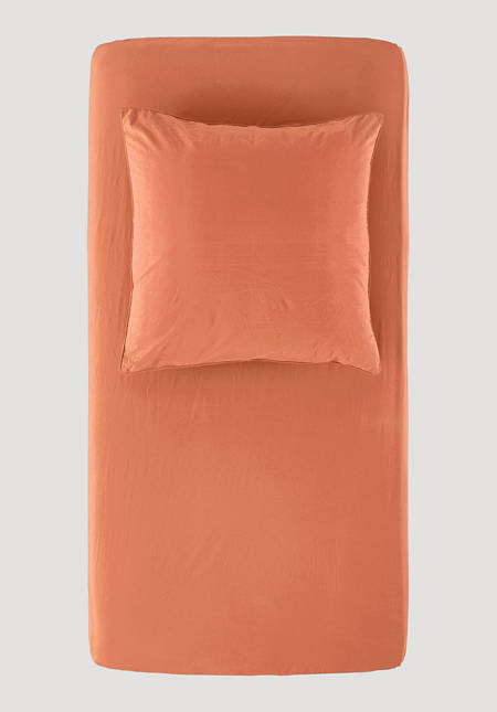 Percale fitted sheets made from pure organic cotton