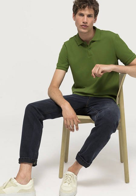 Polo shirt made from pure organic cotton