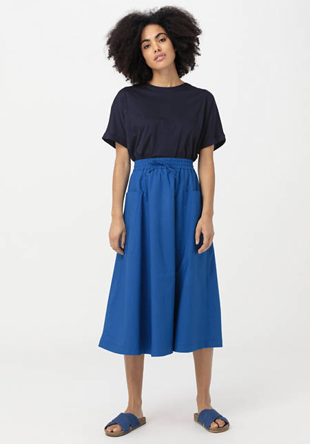 Poplin skirt made from pure organic cotton