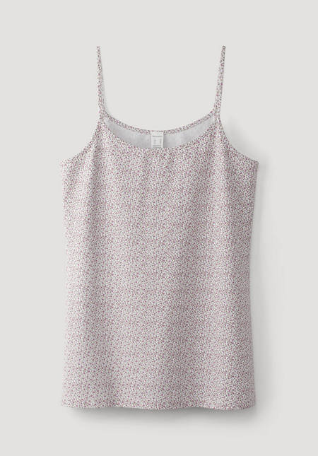 PureLUX spaghetti strap shirt made of organic cotton