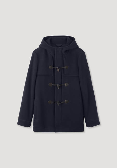 Pure Mongolian merino duffle coat