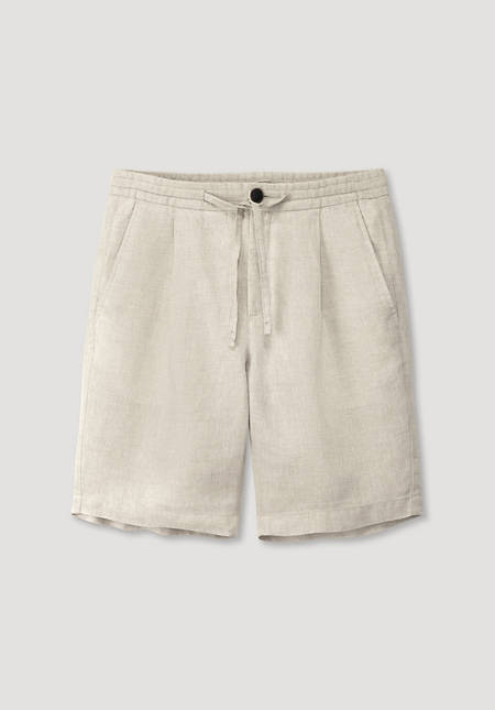 Pure linen shorts