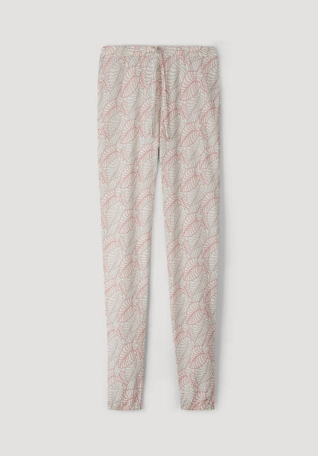 Pyjama-Hose aus Bio-Baumwolle mit Seide
