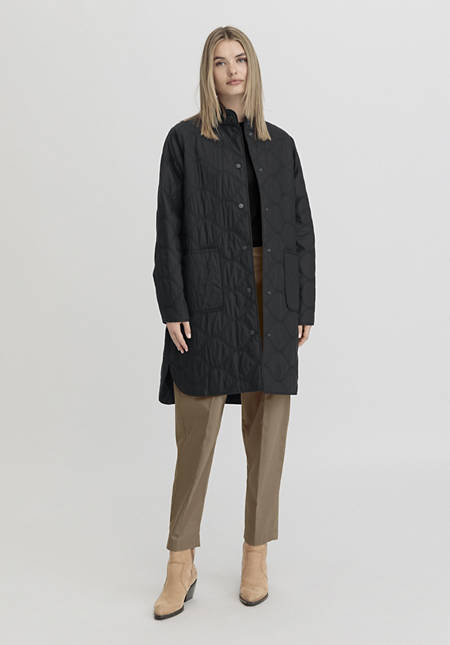 Quilted coat NATURE SHELL Relaxed with innovative padding