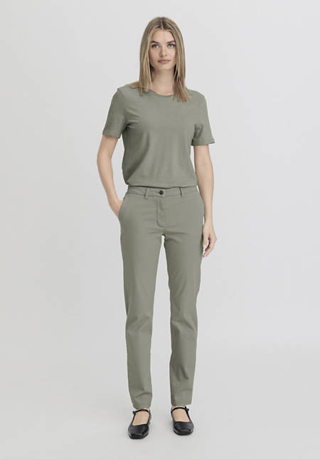 Regular chinos made from organic cotton