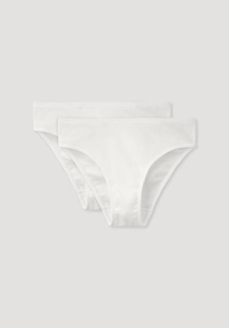 Regular cut briefs in a pack of 2 PURE NATURE made from pure organic cotton