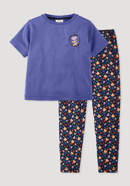 Regular pajamas made from pure organic cotton