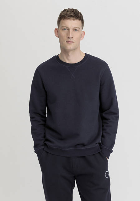 Relaxed sweatshirt made from pure organic cotton