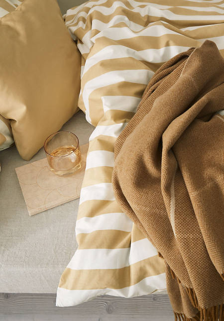 Renforcé bed linen Cannes in a set made from pure organic cotton
